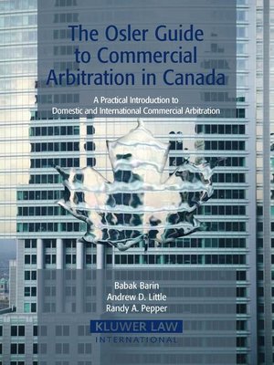 cover image of The Osler Guide to Commercial Arbitration in Canada